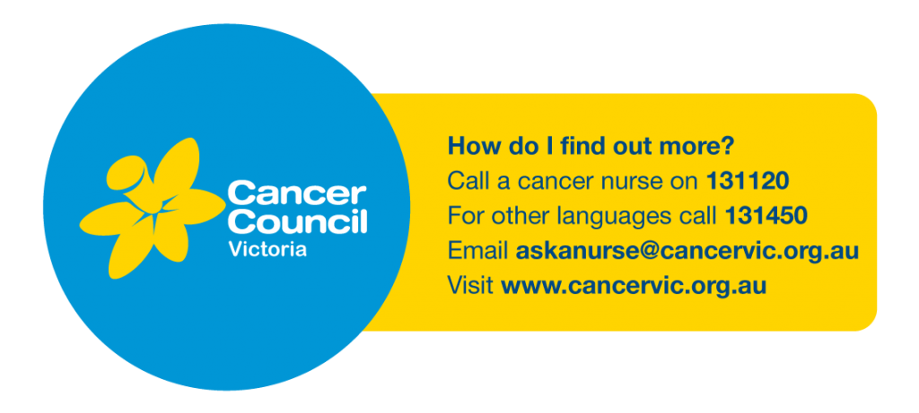 CAV Cancer Council Victoria Services